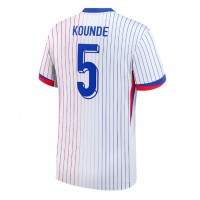 Camiseta Francia Jules Kounde #5 Visitante Equipación Eurocopa 2024 manga corta